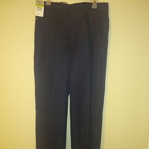 Claiborne Men's dress pants 34W x 34L. Navy.